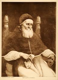 1916 Photogravure Raphael Pope Julius II Papal Portrait Italian Renaissance  TMM1