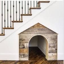 Adorable Dog House Under The Stairs House Design Stair Decor New Homes