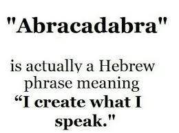 Abracadabra Words Hebrew Words Learn Hebrew
