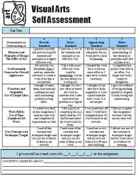 Fine Art Assessment Art Classroom Art Rubric Art Teacher Resources