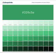 Green paint can be made by mixing yellow paint and blue paint together. Hex Color Code 339c5e Pantone 16 6138 Tcx Kelly Green Color Information Hsl Rgb Pantone