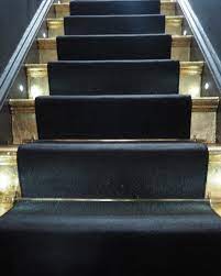 Gilded Staircase Dark Interior Design Hallway Stairs And Landing Gold Interior