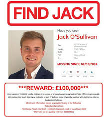 Family 'overwhelmed' after anonymous donor offers £100k reward to find Jack