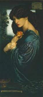 Dante Gabriel Rossetti 1828 1882 Ingiltere Proserpine Tablolar Resim Sanat Tarihi