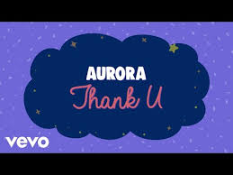 Thank U Aurora Letras Mus Br