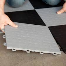 Blocktile Modular Interlocking Garage Floor Tiles Set Of 30 12 X 12 Each Walmart Com In 2020 Garage Floor Tiles Garage Floor Garage Tile