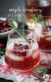 25 christmas cocktail recipes to get your holiday celebrations started. Maple Cranberry Bourbon Cocktail Holiday Cocktail Recipe Bourbon Cocktails Christmas Cocktails Recipes Holiday Cocktail Recipe