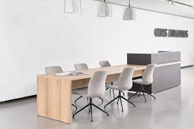 Neocon 2017 Area 01 Featuring Custom Reception And Harpin Seating Ofs Brands Contemporary Office Furniture Office Guest Chairs Furniture