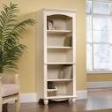 Sauder Harbor View 5-Shelf Library Bookcase, White - m