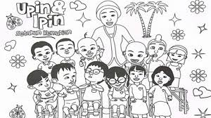 Cerita berawal ketika upin dan ipin tanpa sengaja menemukan keris mistis di gudang tok dalang. Kumpulan Contoh Gambar Sketsa Upin Ipin Informasi Masa Kini