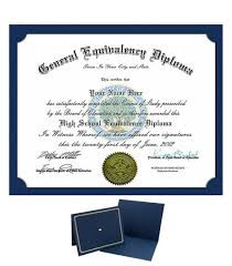 Ged Diploma Personalized Novelty Diploma With Free Certificate Holder Certificate Holder Doctors Note Template Diploma