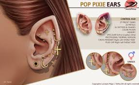 I had a facelift and am left with pixie ears that need a slight revision. Second Life Marketplace Swallow Pop Pixie Ears