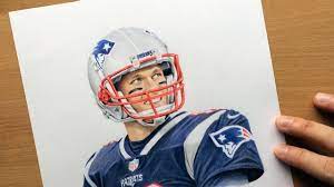 Images of how to draw tom brady step by step easy. How To Draw Tom Brady Narrated Tutorial Youtube