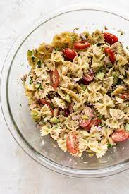 Healthy Tuna Pasta Salad Salt Lavender