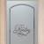 White Frosted Pantry Door