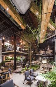 Plants Hanging From Ceiling Cafe 43 Ideas Cafe Interior Design Garden Cafe Cafe Design
