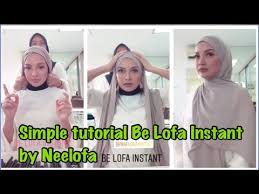Assalammualaikum dearies ,,, good night ,, malam sesaje nak share2 dengar korang tentang. Simple Tutorial Be Lofa Instant By Neelofa Youtube