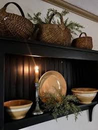 Perfect for living room shelving! 100 Country Shelves Ideas Primitive Decorating Primitive Decorating Country Primitive Furniture