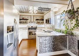 Our tin ceiling tiles are powder coated which makes them resistant to the elements. Tin Ceiling Kitchen Ideas Design Gallery Designing Idea