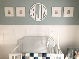 I really debated about continuing the box wall moulding underneath the chair rail, but when it came down to it, the room was as cute as could be without it. Peter Rabbit Baby Boy Nursery Reveal A Classy Fashionista