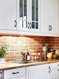 Backsplash Ideas 17 Ways To Make A Fabulous Kitchen Brick Backsplash Classy Kitchen Brick Wall Kitchen Kitchen Design