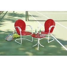 Living Accents Retro 3 Piece Bistro Set Ace Hardware 3 Piece Bistro Set Bistro Set Outdoor Furniture Sets