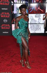 She was raised in kenya. Lupita Nyong O At Star Wars The Last Jedi World Premiere Daily Mail Online