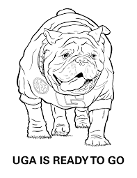 We're proud to share a uga coloring page below that was designed by one of our interns, alongside a special message for her classmates as they. Georgia Bulldogs Coloring Pages Georgia Bulldogs Bulldog Georgia