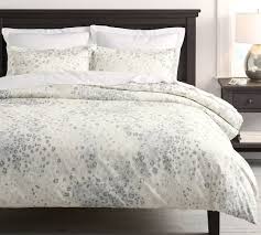 8 duvet loops the best way to protect a down comforter is to use a duvet cover with it. Snow Leopard Organic Percale Duvet Cover Shams Pottery Barn