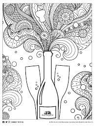 Relaxing coloring pages with humorous catchphrases, calming illustrations to color for adults 80. Free Adult Coloring Pages Inspired By Wine Rural Mom