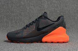 Nike Air Max Flair 270 Kpu Black Orange Men S Running Shoes Running Shoes For Men Nike Air Max Orange Nike Shoes