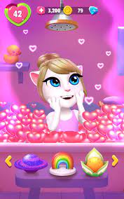 A colorful casual game gives a lot of communication with funny characters. My Talking Angela 2 Outfit7