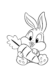 Use simple shapes then add details to learn how to draw a realistic bunny rabbit perfect for easter. Small Bunny Rabbit Coloring Pages