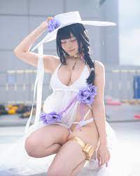 Mary within white bikini (@sinonome_umi) [NIKKE] : r/cosplaygirls