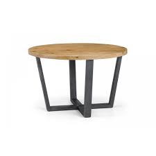 Modern dining room kitchen 5 piece round marble top table & blue chairs set ic7r. Brooklyn Round Dining Table