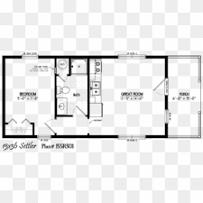 These plans actually show that this house is a whopping 670 square feet. Floor Plans For 12 X 24 Sheds Homes 15 48 House Plan Hd Png Download 1000x528 4071090 Pngfind