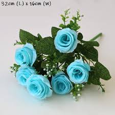 Use them in commercial designs under lifetime, perpetual & worldwide rights. Blue Color Rose Artificial Flower Fake Flower Bouquet For Decor Home Wedding ä»¿çœŸå‡èŠ± è£é£¾ Shopee Malaysia