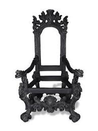 amazon com amedeo design resinstone 2000 2b throne chair 33 by 42 by 73 inch black patio lawn garden rustic outdoor decor rustic chair throne chair