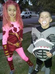 My Homemade Shark Boy And Lava Girl Costumes Girl Costumes Baby Girl Dresses Boy Costumes