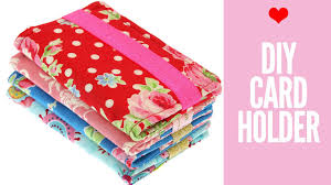 Uk demonstrator sam donald shares how to make a freestanding. Diy Card Holder Fabric Card Holder Tutorial Treasurie