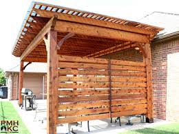 Okc Pergolas Pmh Okc Okc Pavilions And More Outdoor Remodel Building A Pergola Privacy Walls