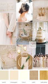 Your wedding colors are a standout detail of your big day. Champagne Wedding Colors Schemes Champagne Pearl Ivory Gold Champagne Wedding Colors Scheme Gold Wedding Colors Champagne Wedding Colors