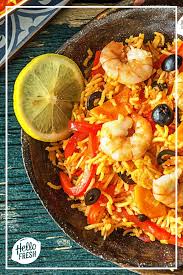 Riz Aux Crevettes A L Espagnole In 2020 Garnalen Recepten Rijstgerechten Groentebouillon