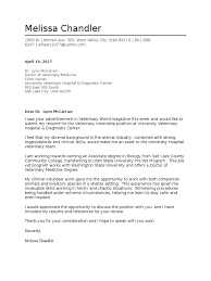 This is a specialized field and one needs. Melissa Chandler Vet Aprentice Cover Letter Pdf