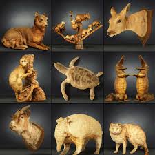 9 Animals Collection 3d Model Animals 3d Model Lion Sculpture
