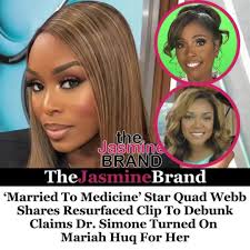 #QuadWebb is clearing up rumors about her involvement in the fallout  between her “Married to Medicine” co-star Dr. Simone and former cast member  #MariahHuq. 👀 Quad recently shared a resurfaced clip of ...