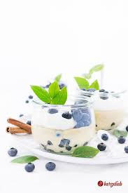 Schwedische Zimtcreme Rezept Mit Blaubeeren Schwedisches Dessert Rezept Blaubeeren Dessert Einfacher Nachtisch