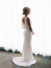 Simple Elegant Ivory Satin Mermaid Sleeveless Cowl Neckline Wedding Dresses Bd041 Wedding Dress Necklines Classic Wedding Dress Elegant Wedding Dress