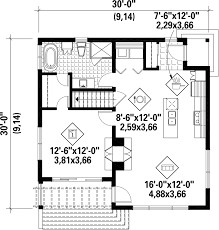 That is to say π (pi is 3.14159265) multiplied by half the diameter squared. Contemporary Style House Plan 1 Beds 1 Baths 815 Sq Ft Plan 25 4578 Houseplans Com