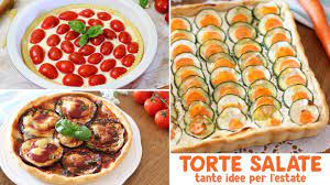 Dalla aggiungete poi il sale, il pepe, il lievito per torte salate, il timo fresco e i pomodorini secchi tagliati a. Torte Salate Tante Idee Per L Estate Ricette Facili Pasta Brisee Fatta In Casa Youtube